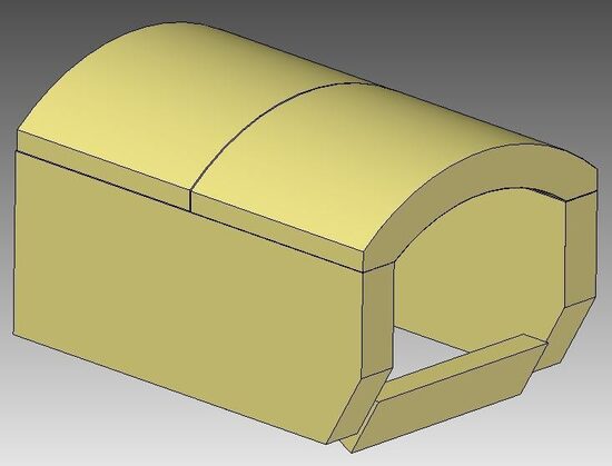 Ķieģeļu komplekts PV 100a/b (7 gab.)